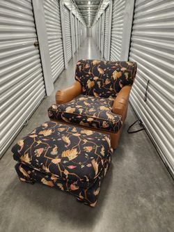 Vintage Mid Century Boho Designer Club Chair