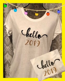 HELLO 2019 t-shirts