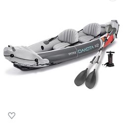 Dakota K2 Two Person Heavy Duty Vinyl Inflatable Kayak