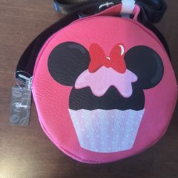 Buckle Down Disney Minnie Cupcake Crossbody ( New) 