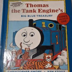 Thomas the Tank Engine Big Blue Treasury Book | Kids Story Book | 3 Stories in 1