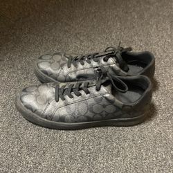 Black coach shoes 