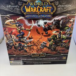Upper Deck World Of Warcraft Miniatures Game Core Set Deluxe Edition-NEW Open BX
