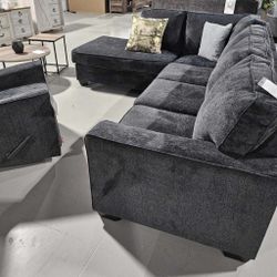 AP🎉 2 Piece Sectional Couch With Chaise - Color Options// Financing & Delivery 