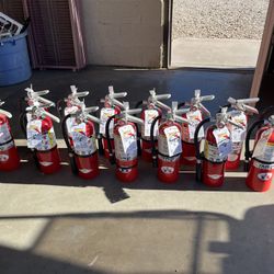 13 Fire Extinguishers 