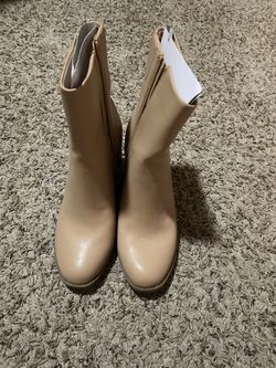 Beige Boots