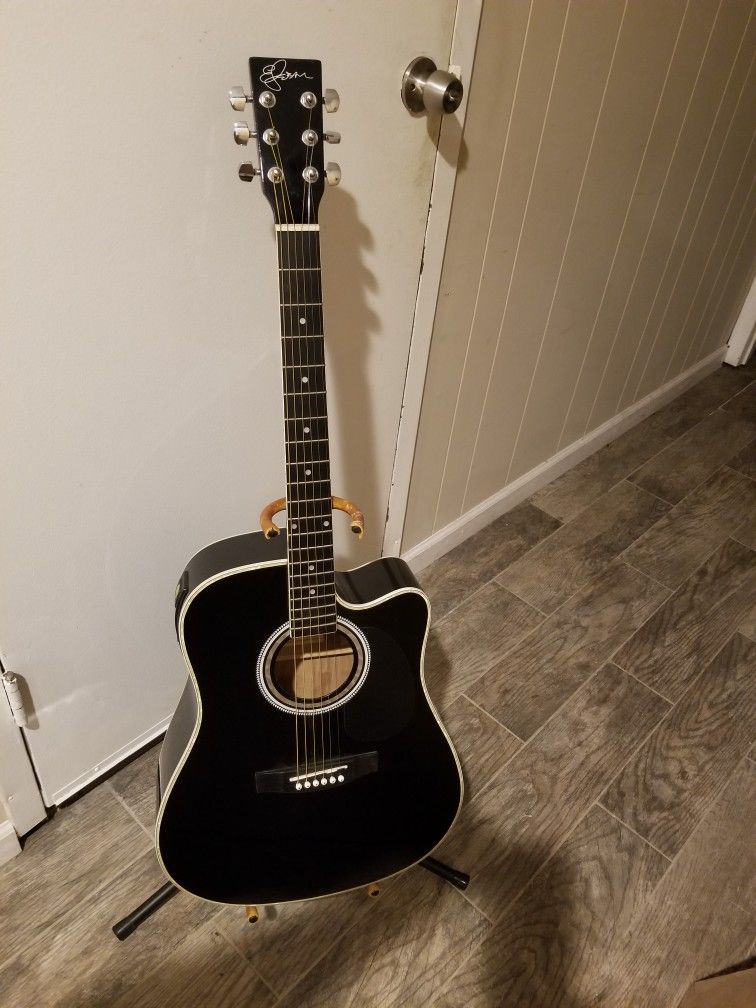 ESTEBAN CUTAWAY ACOUSTIC /ELECTRIC GUITAR MODEL ALC-200