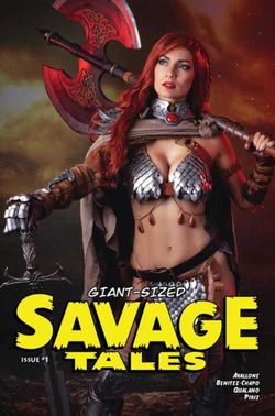 Giant Sized Savage Tales (One Shot) Cover C Ivy Cosplay Red Sonja Variant