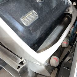 Weber II GS4 Spirit E-310 Grill BBQ Asador Propane 3 Burners Red Silver Stainless Steel Metal Black