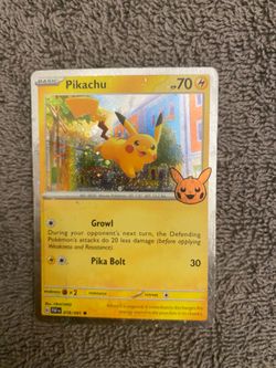 2023 Pikachu 006/015 McDonalds M23 EN Holo English Promo Pokemon Card