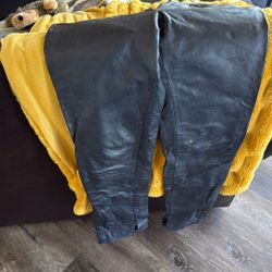 Woman’s Harley Davidson Leather Pants And Chaps