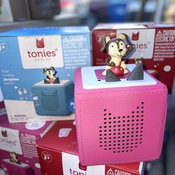 Toniebox 1 Audio Player Starter Set with Playtime Puppy - Listen, Learn, and Play with One Huggable