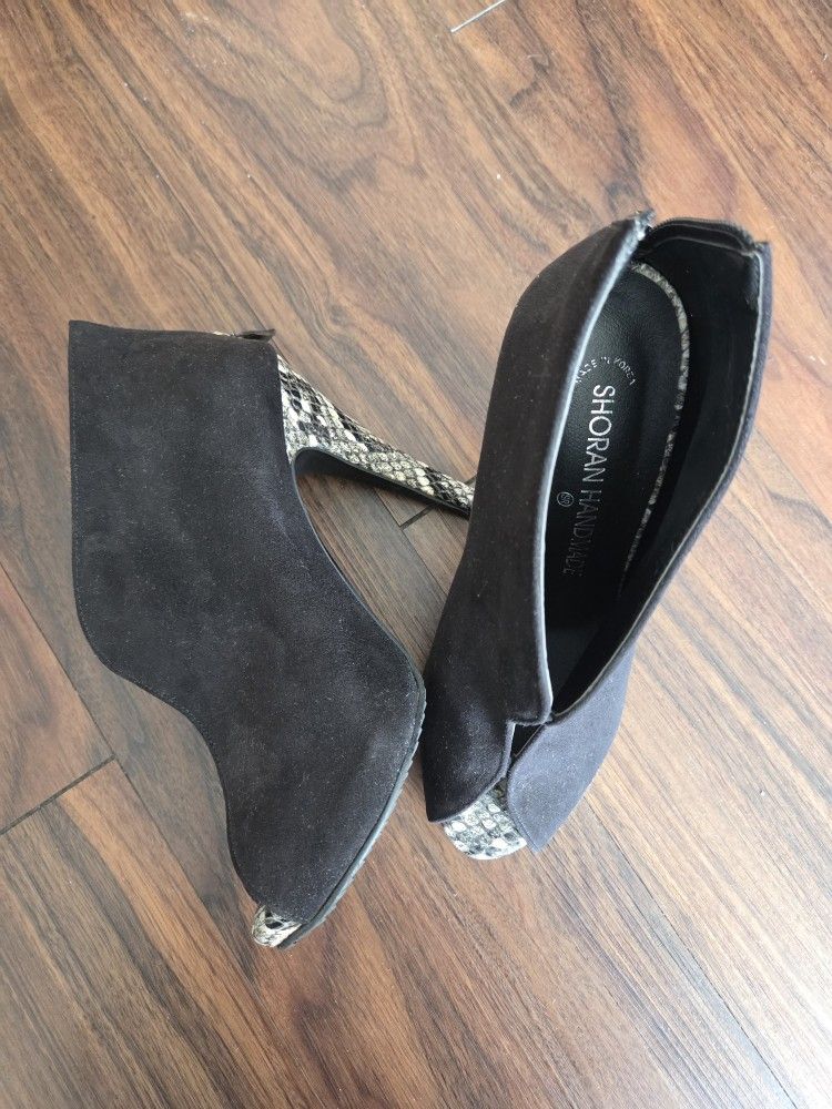 Suede Heels