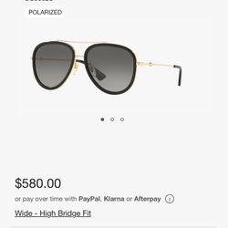 Gucci Aviator Sunglasses