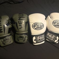 Boxing Glove Bundle - Venum (10oz) & Pro Boxing Supplies (9oz) 