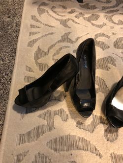 Black heels 7.5