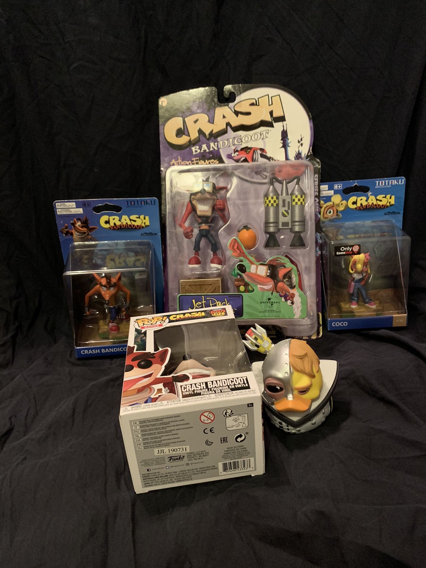 Crash Bandicoot Toys Lot