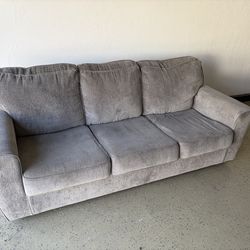 Grey 3-Seat Couch (Can Deliver)