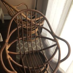 Wicker Rattan Swivel Chairs