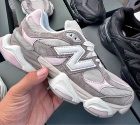 New Balance 9060 Grey Pink Sneakers