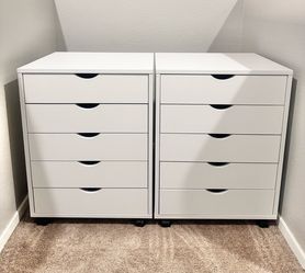 Double 5 Drawer Storage Organizers