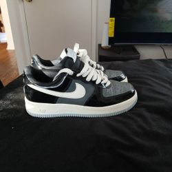 Black And Gray Air Force Ones