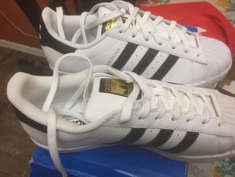 Adidas Original SuperstarBlack/White Mens 8 1/2