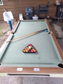 Sears pool table 9ft