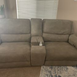 Large Reclining Loveseat And Coach