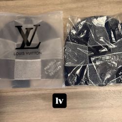 louis viton beanie blue and grey