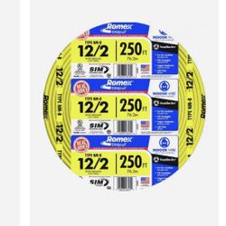 Romex 12/2   250 FT Wire