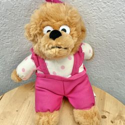 "Berenstain Sister Bear Plush Chosun 16"" 1993 Stuffed Animal"