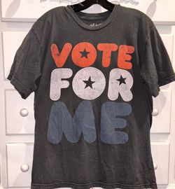 Men’s Cotton  “Vote For Me” T-Shirt 