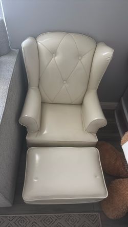 Kids Armchair And Ottoman