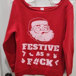 Ladies Off-the-Shoulder Sweatshirt 