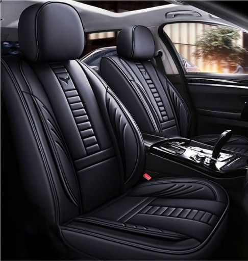 Five seat leather seat cover