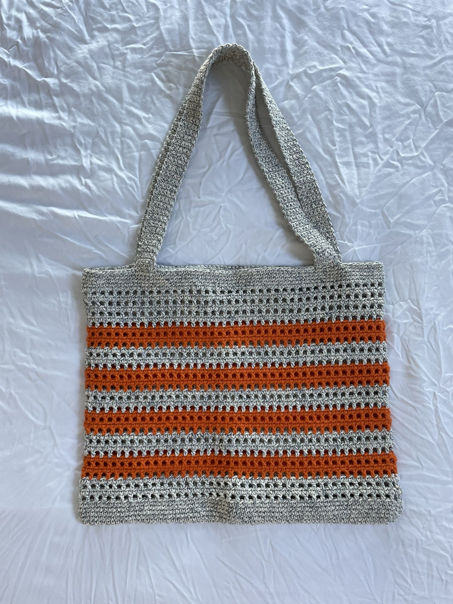 Handmade Recycled Denim And Cotton Tote Bag