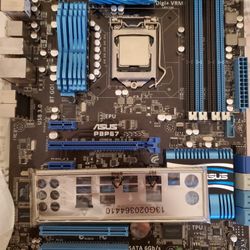 Intel I7 2600k Cpu Board And Ram Combo