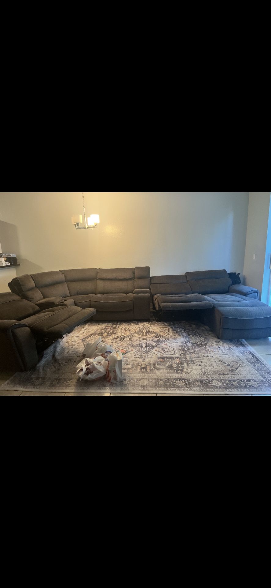 U-shape Reclining Sectional