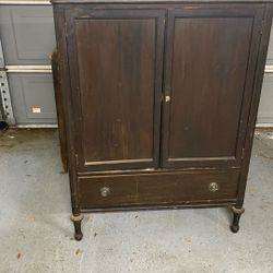 Older furniture, antique armoire, and chest