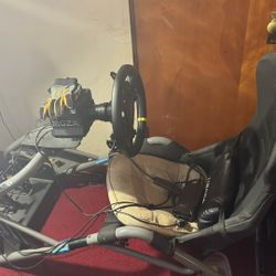 Moza R9 With Upgrade Wheel And Pedals Full Cockpit Sim Racing