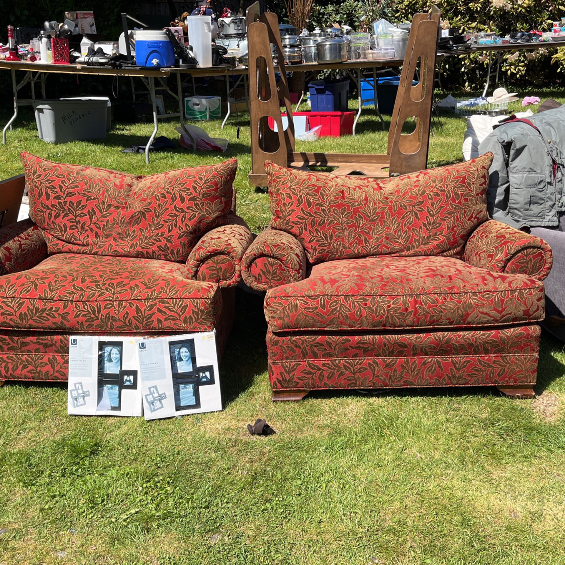 Free Red Oversized Chairs 