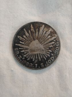 Mexico Old Coin 1882 I.S.