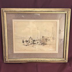 Vintage Painting framed