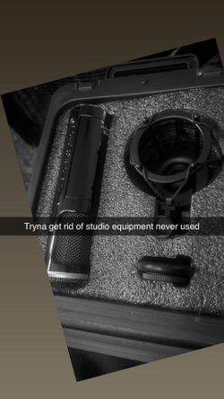 Studio mic and interface