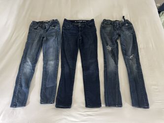Girls Blue Jeans Levi’s & cat & jack size 12
