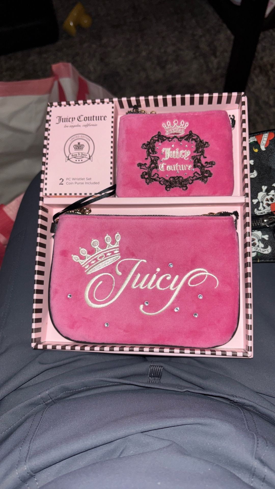 2pc Wristlet Set, Coin Purse Included