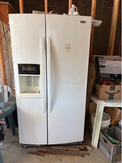 White Kenmore side by side