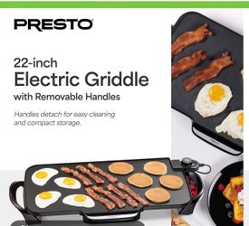 Presto Griddle 22 Inch Electric
