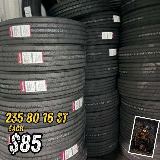 New Tires ST trailer Tires 235 80.16 $85 Each